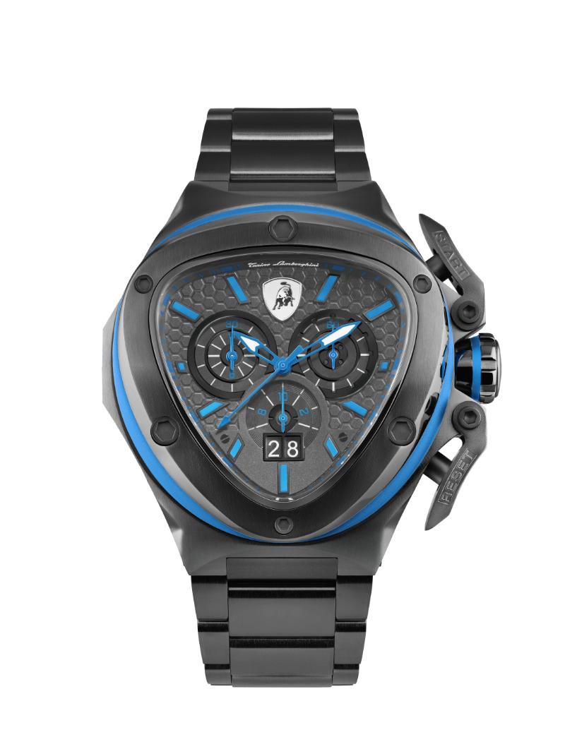 Tonino Lamborghini Spyder Quartz Black Dial Analog Watch For Gents - TL9XC-B