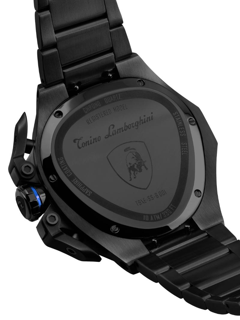 Tonino Lamborghini Spyder Quartz Black Dial Analog Watch For Gents - TL9XC-B