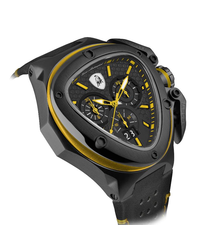 Tonino Lamborghini Spyder Quartz Black Dial Analog Watch For Gents - TL9XE