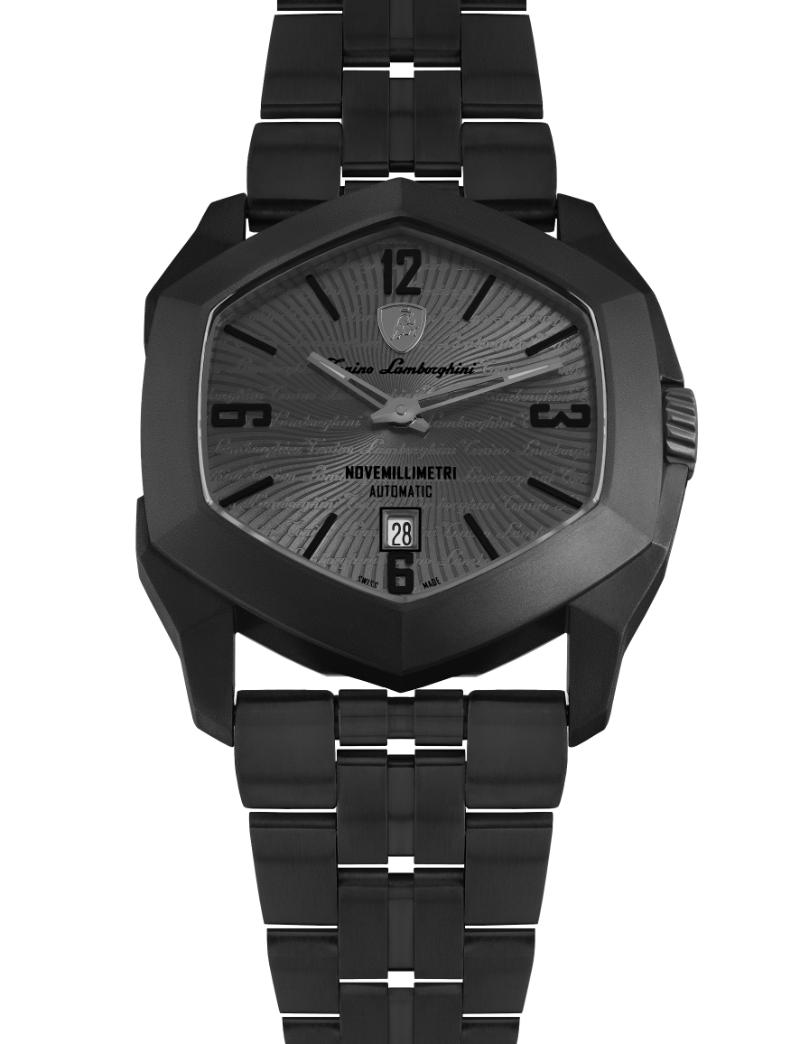 Tonino Lamborghini Novemillimetri Grey With Patterned and Laquered dial Watch For Men - TLF-T08-1-B