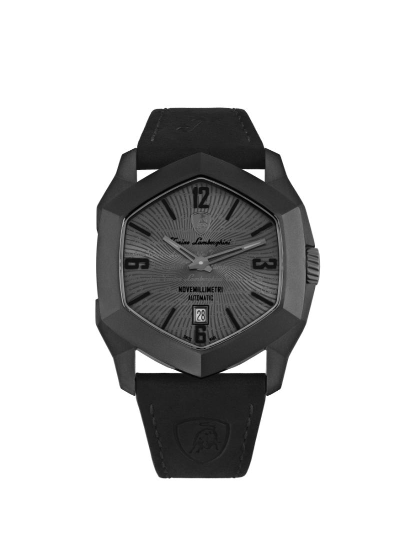 Tonino Lamborghini Swiss Made Novemillimetri Automatic Grey Dial Analog Watch For Gents - TLF-T08-1