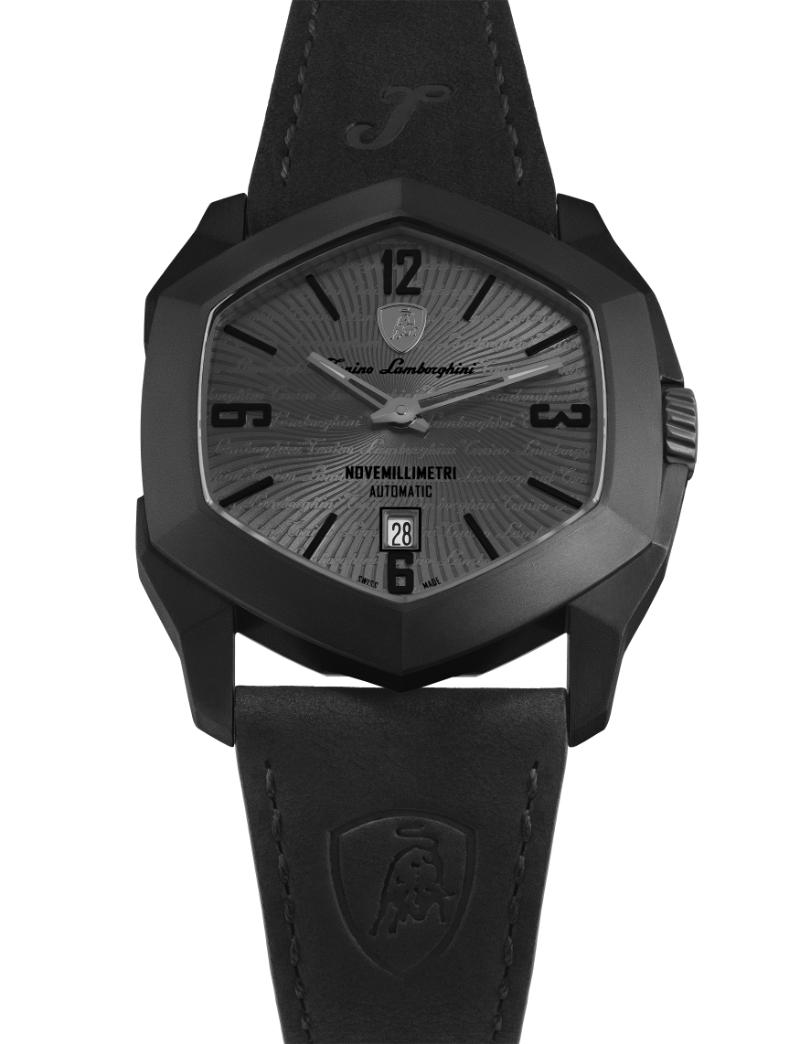 Tonino Lamborghini Novemillimetri Grey With Patterned and Laquered dial Watch For Men - TLF-T08-1