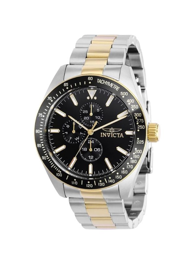 Invicta Aviator Analog Black Dial Mens Watch - 38969