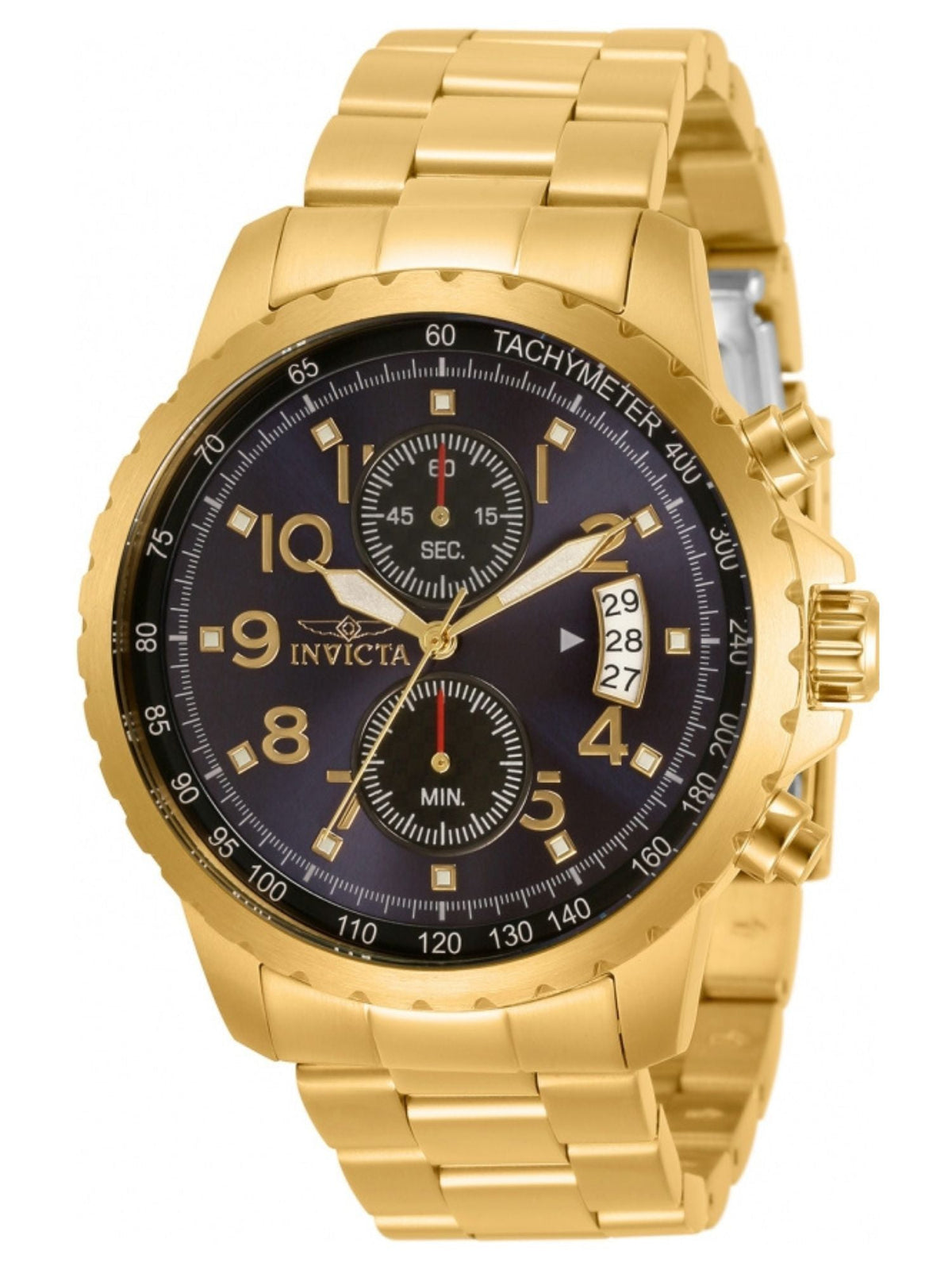 Invicta Analog Blue Dial Mens Quartz Watch - 13785