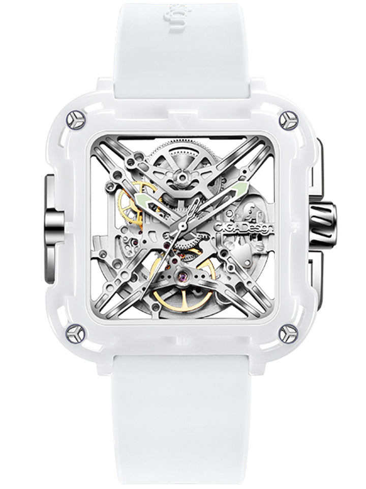 CIGA DESIGN Automatic Skeleton Watch for Ladies - X012-WS02-W5WH
