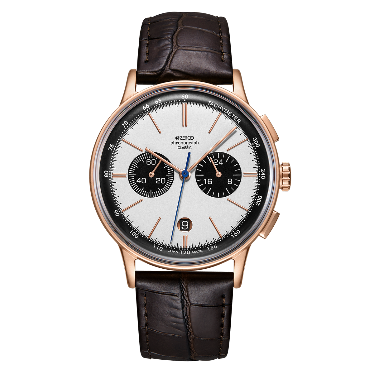 ZEROO C2 THE VIRGO CLASSIC MOONPHASEQUARTZ WATCH FOR MEN - ZC003RWB