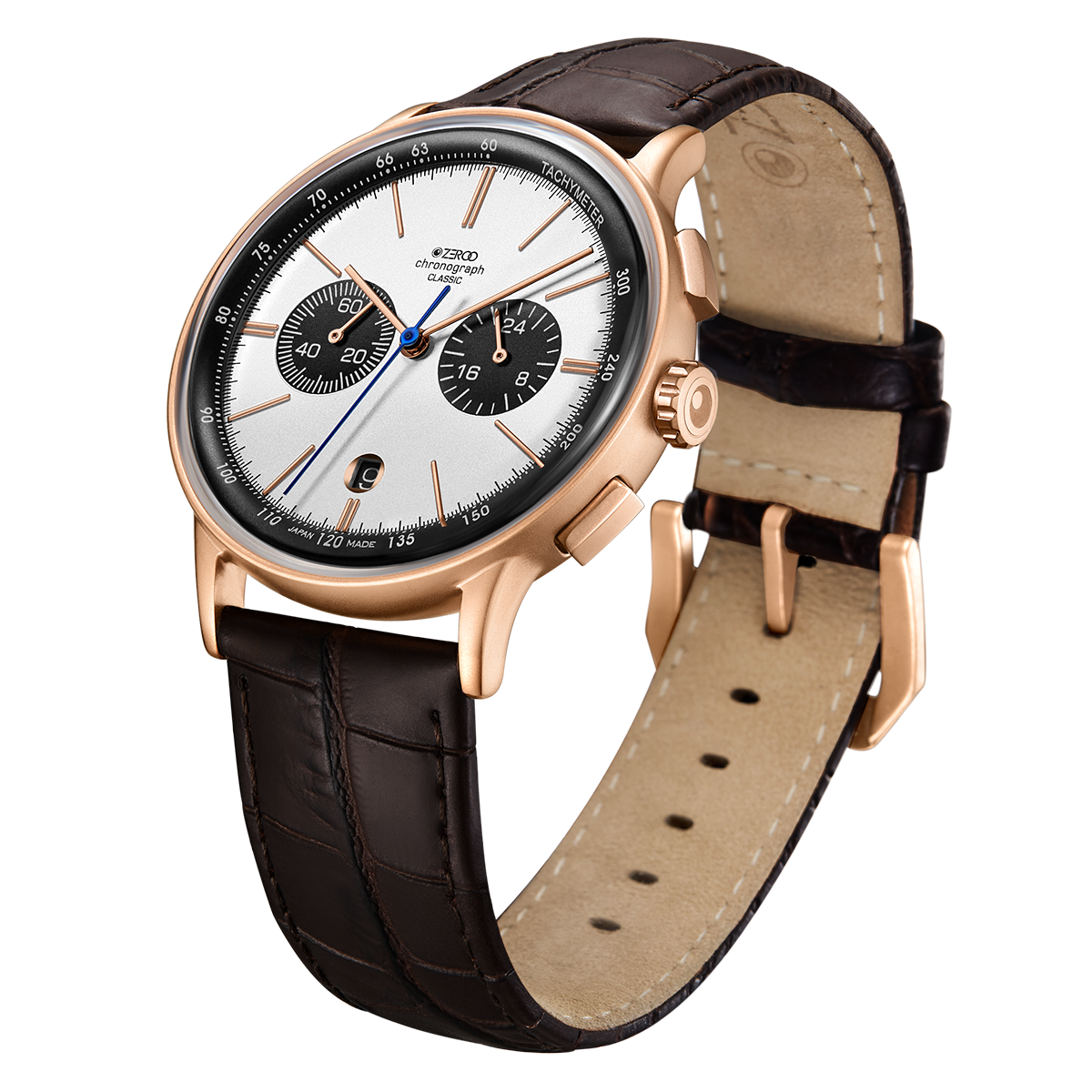 ZEROO C2 THE VIRGO CLASSIC MOONPHASEQUARTZ WATCH FOR MEN - ZC003RWB