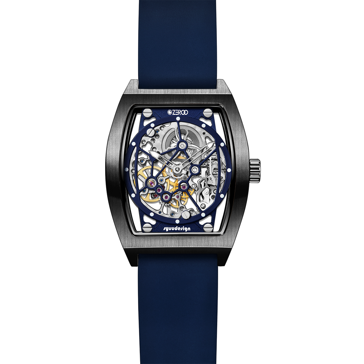ZEROO M1 THE AURIGA SKELETON MECHANICAL AUTOMATIC WATCH FOR GENTS - ZM001BBL