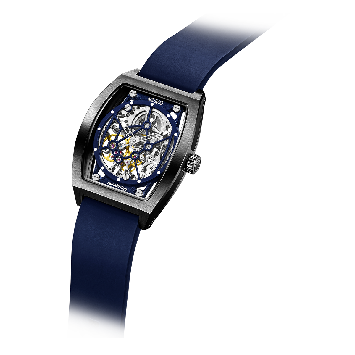 ZEROO M1 THE AURIGA SKELETON MECHANICAL AUTOMATIC WATCH FOR GENTS - ZM001BBL