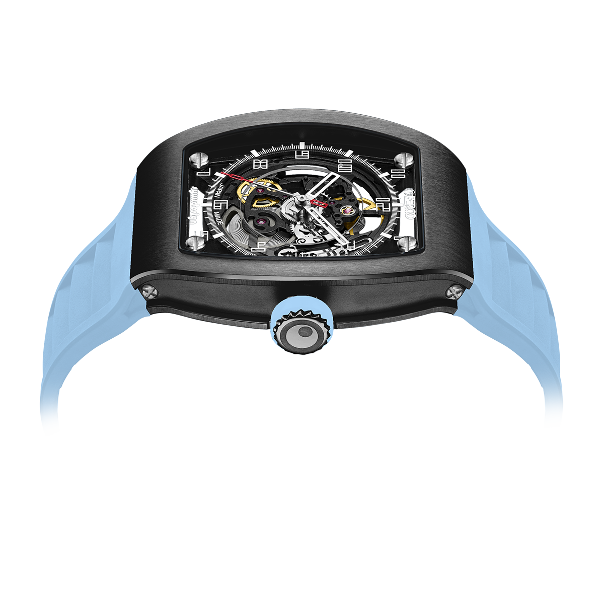 ZEROO M2 THE SUBARU SKELETON MECHANICAL AUTOMATICAUTOMATIC WATCH FOR MEN - ZM002BLB