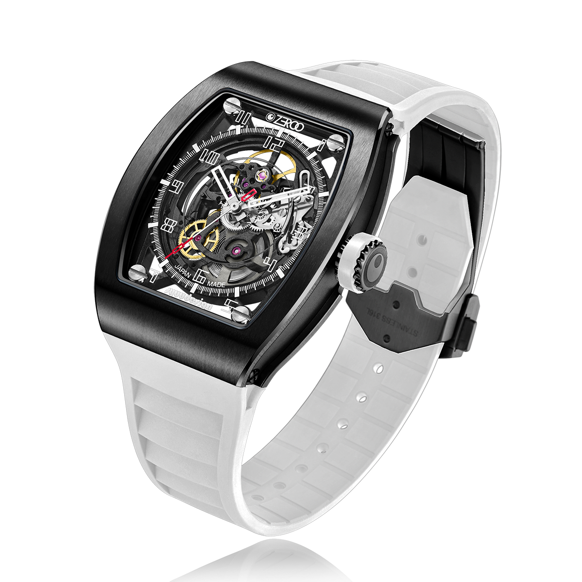 ZEROO M2 THE SUBARU SKELETON MECHANICAL AUTOMATICAUTOMATIC WATCH FOR MEN - ZM002BWH