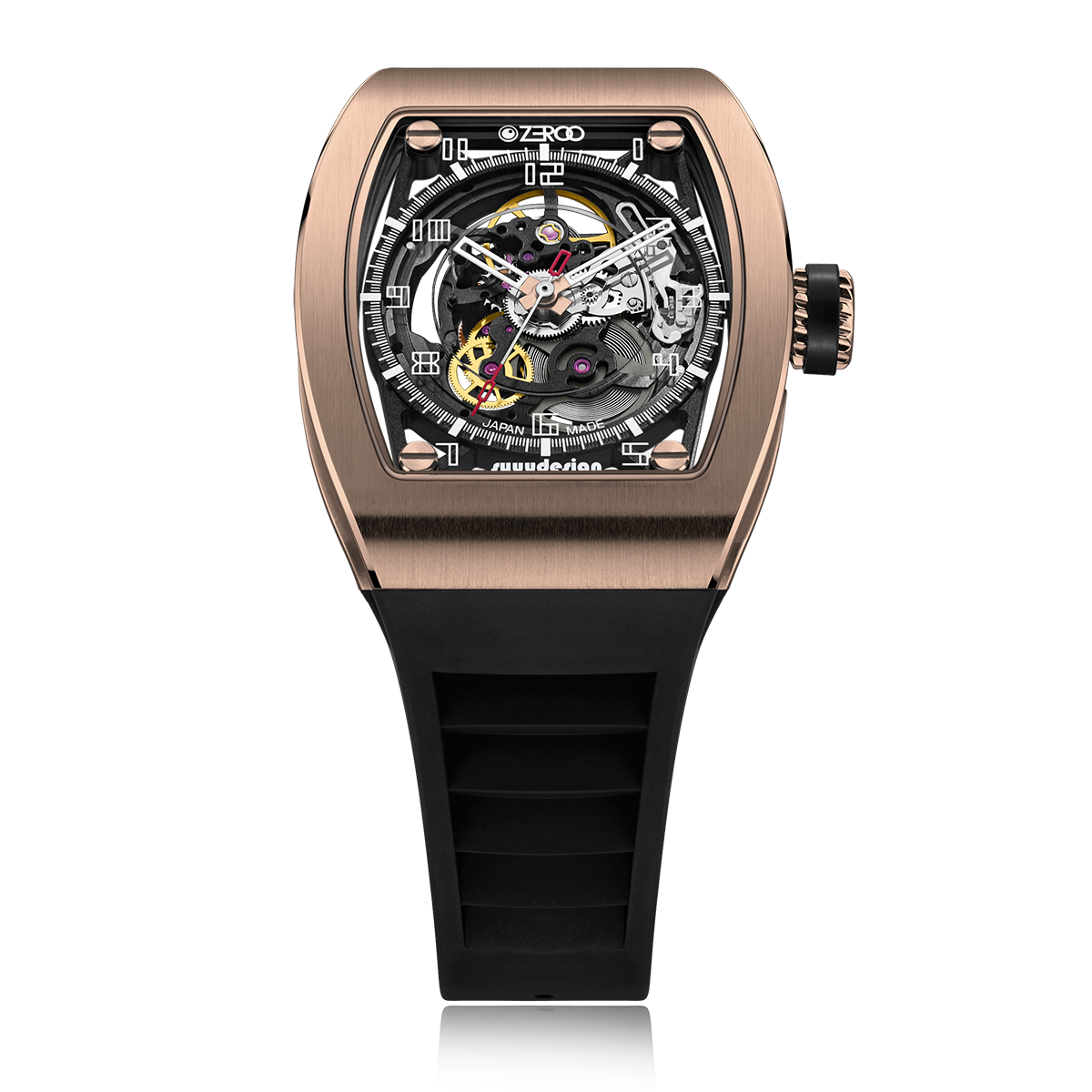 ZEROO M2 THE SUBARU SKELETON MECHANICAL AUTOMATICAUTOMATIC WATCH FOR MEN - ZM002RBK