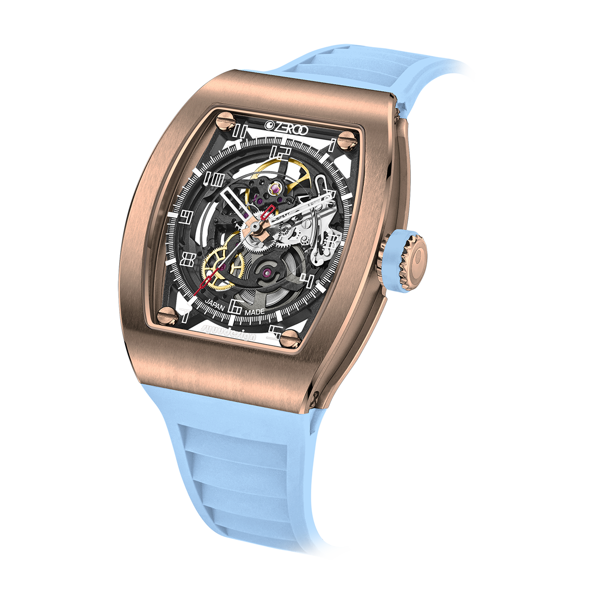 ZEROO M2 THE SUBARU SKELETON MECHANICAL AUTOMATICAUTOMATIC WATCH FOR MEN - ZM002RLB