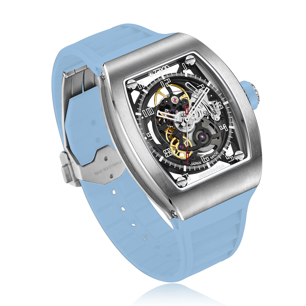 ZEROO M2 THE SUBARU SKELETON MECHANICAL AUTOMATICAUTOMATIC WATCH FOR MEN - ZM002SLB