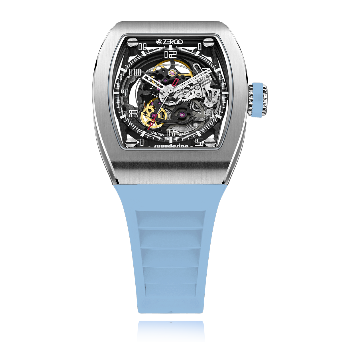 ZEROO M2 THE SUBARU SKELETON MECHANICAL AUTOMATICAUTOMATIC WATCH FOR MEN - ZM002SLB