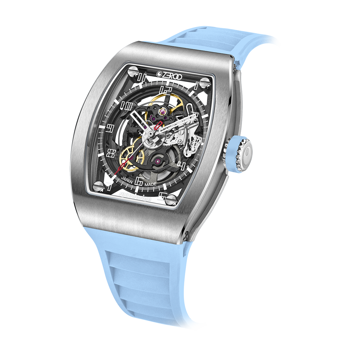 ZEROO M2 THE SUBARU SKELETON MECHANICAL AUTOMATICAUTOMATIC WATCH FOR MEN - ZM002SLB