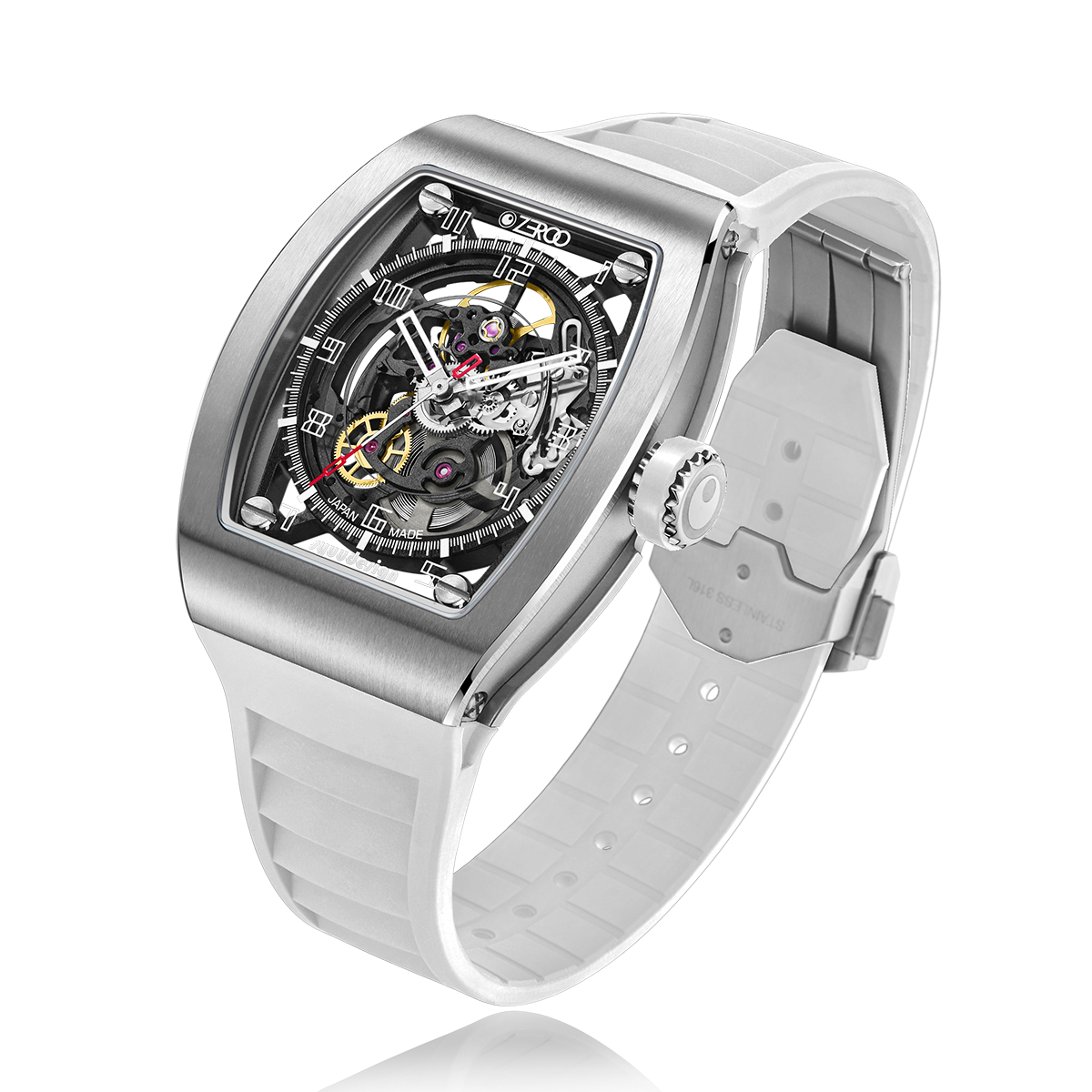 ZEROO M2 THE SUBARU SKELETON MECHANICAL AUTOMATICAUTOMATIC WATCH FOR MEN - ZM002SWH