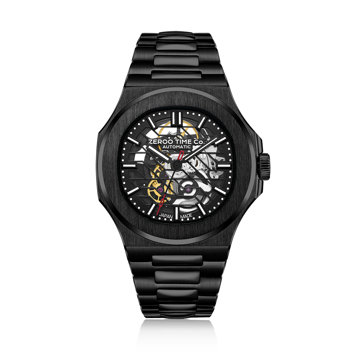 ZEROO M3 THE LYRA SKELETON MECHANICAL AUTOMATICAUTOMATIC WATCH FOR MEN - ZM003SBBK
