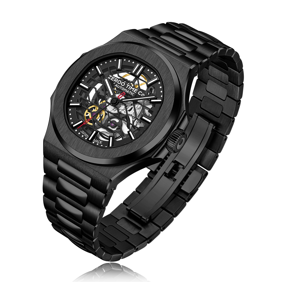 ZEROO M3 THE LYRA SKELETON MECHANICAL AUTOMATICAUTOMATIC WATCH FOR MEN - ZM003SBBK