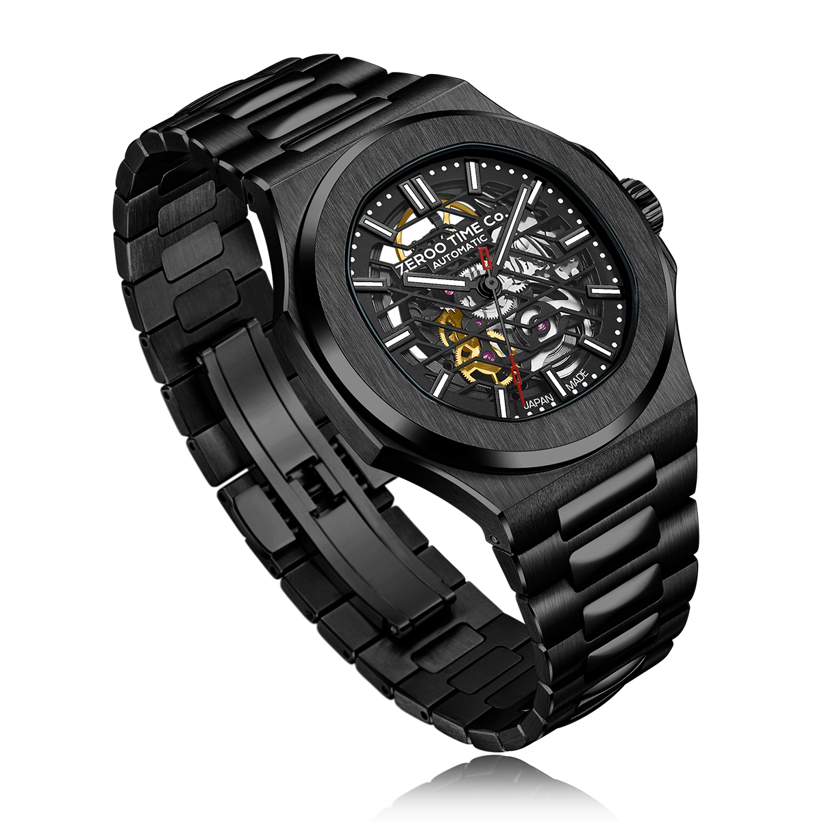 ZEROO M3 THE LYRA SKELETON MECHANICAL AUTOMATICAUTOMATIC WATCH FOR MEN - ZM003SBBK