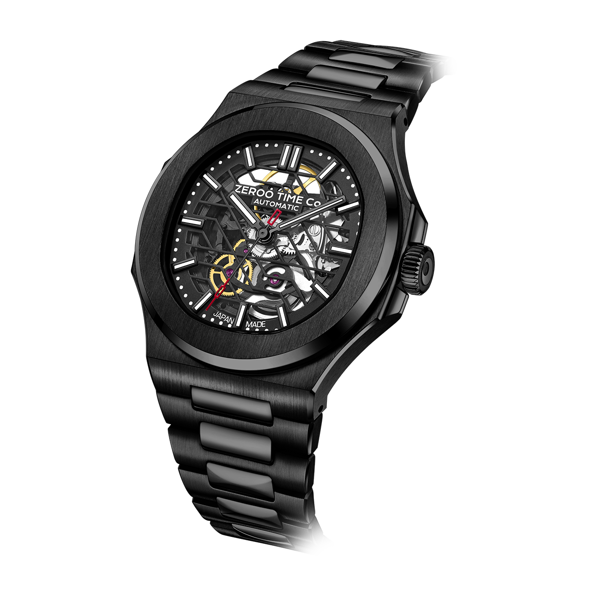 ZEROO M3 THE LYRA SKELETON MECHANICAL AUTOMATICAUTOMATIC WATCH FOR MEN - ZM003SBBK