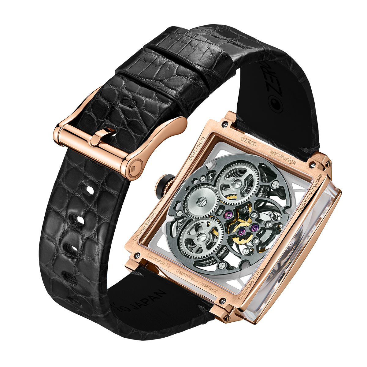 ZEROO T1 THE ARCHER
FULL SKELETON TOURBILLONMANUAL TOURBILLON WATCH FOR MEN - ZT002RBK