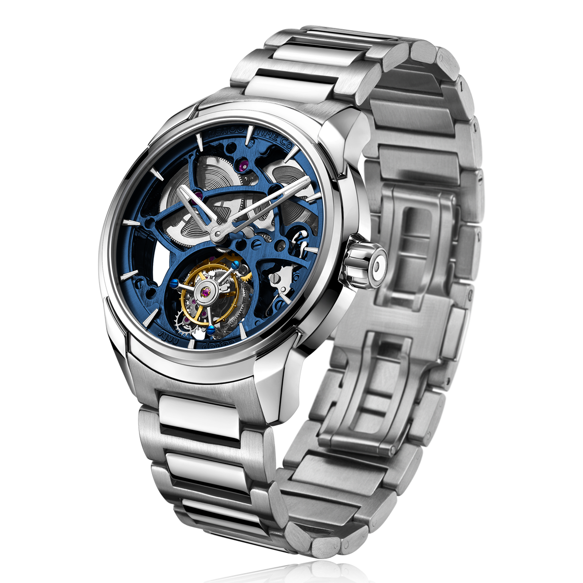 ZEROO T3 THE LEO AUTOMATIC SKELETON TOURBILLONAUTOMATIC TOURBILLON WATCH FOR MEN - ZT003SBL