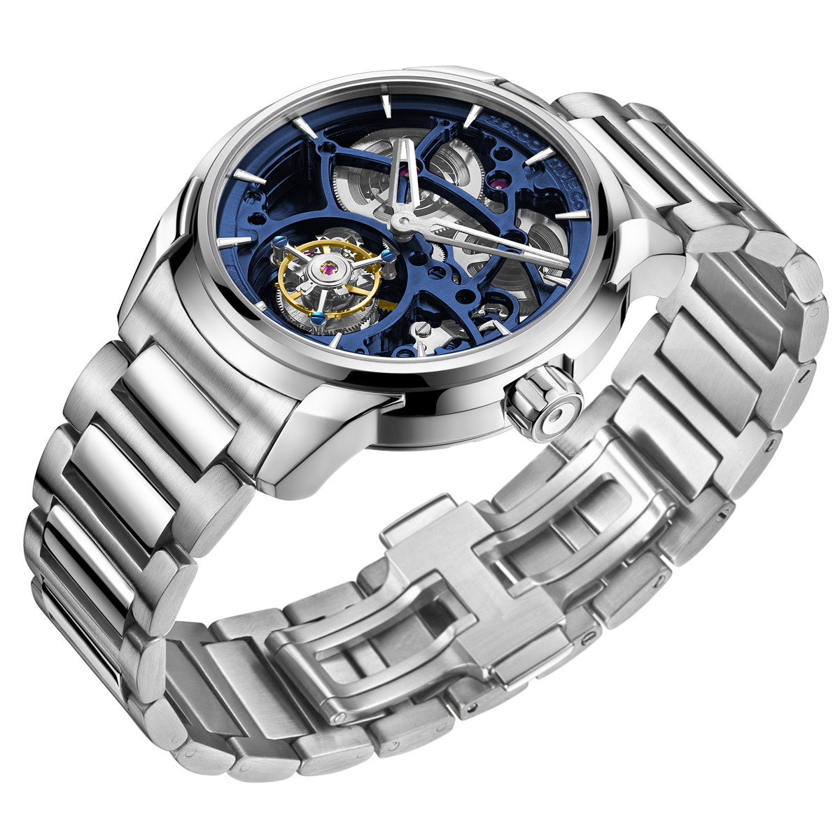 ZEROO T3 THE LEO AUTOMATIC SKELETON TOURBILLONAUTOMATIC TOURBILLON WATCH FOR MEN - ZT003SBL