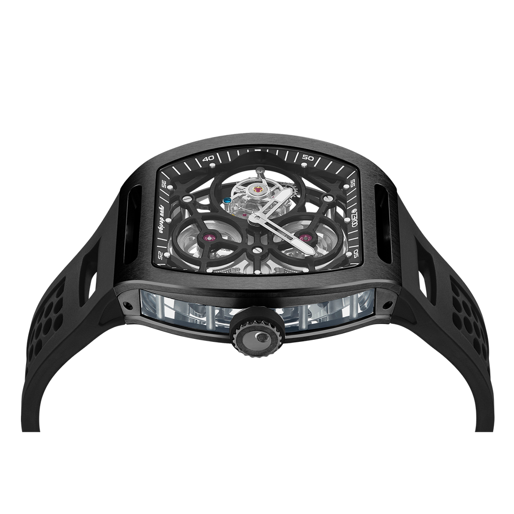 ZEROO T4-01 THE ARCHER FULL SKELETON TOURBILLON Watch For Gents - ZT004-01BBK
