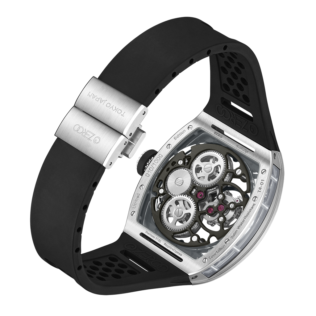 ZEROO T4-01 THE ARCHER FULL SKELETON TOURBILLON Watch For Gents - ZT004-01SBK
