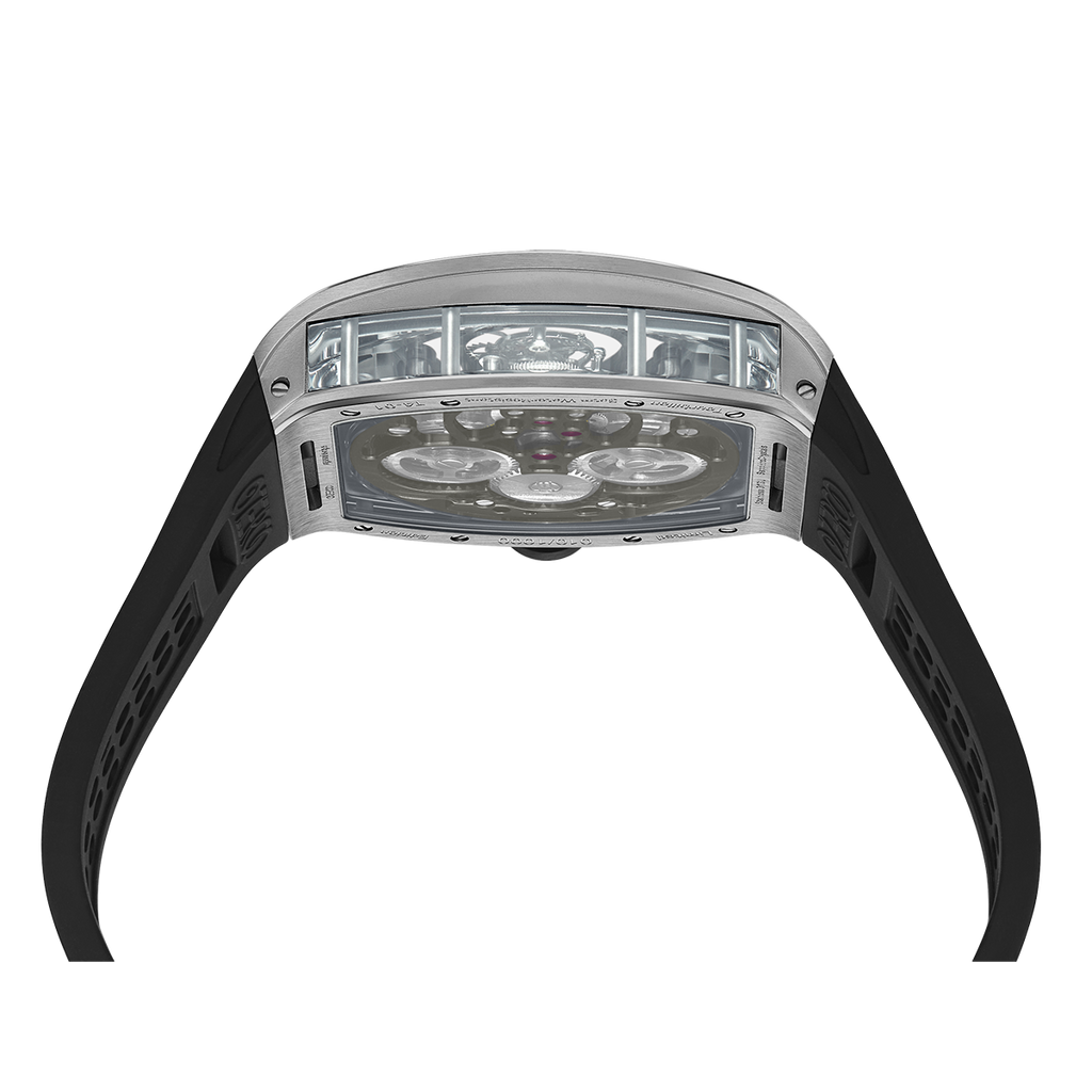 ZEROO T4-01 THE ARCHER FULL SKELETON TOURBILLON Watch For Gents - ZT004-01SBK