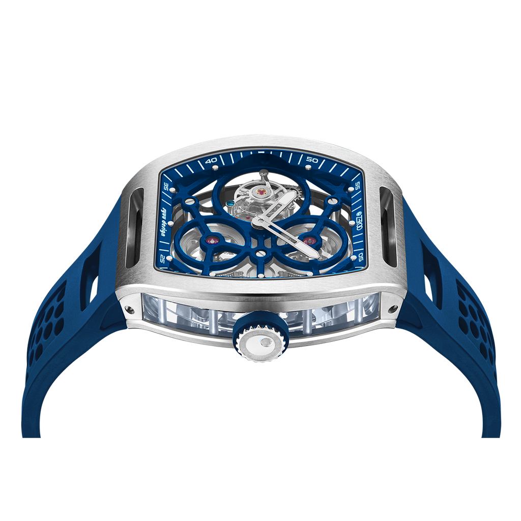 ZEROO T4-01 THE ARCHER FULL SKELETON TOURBILLON Watch For Gents - ZT004-01SBL