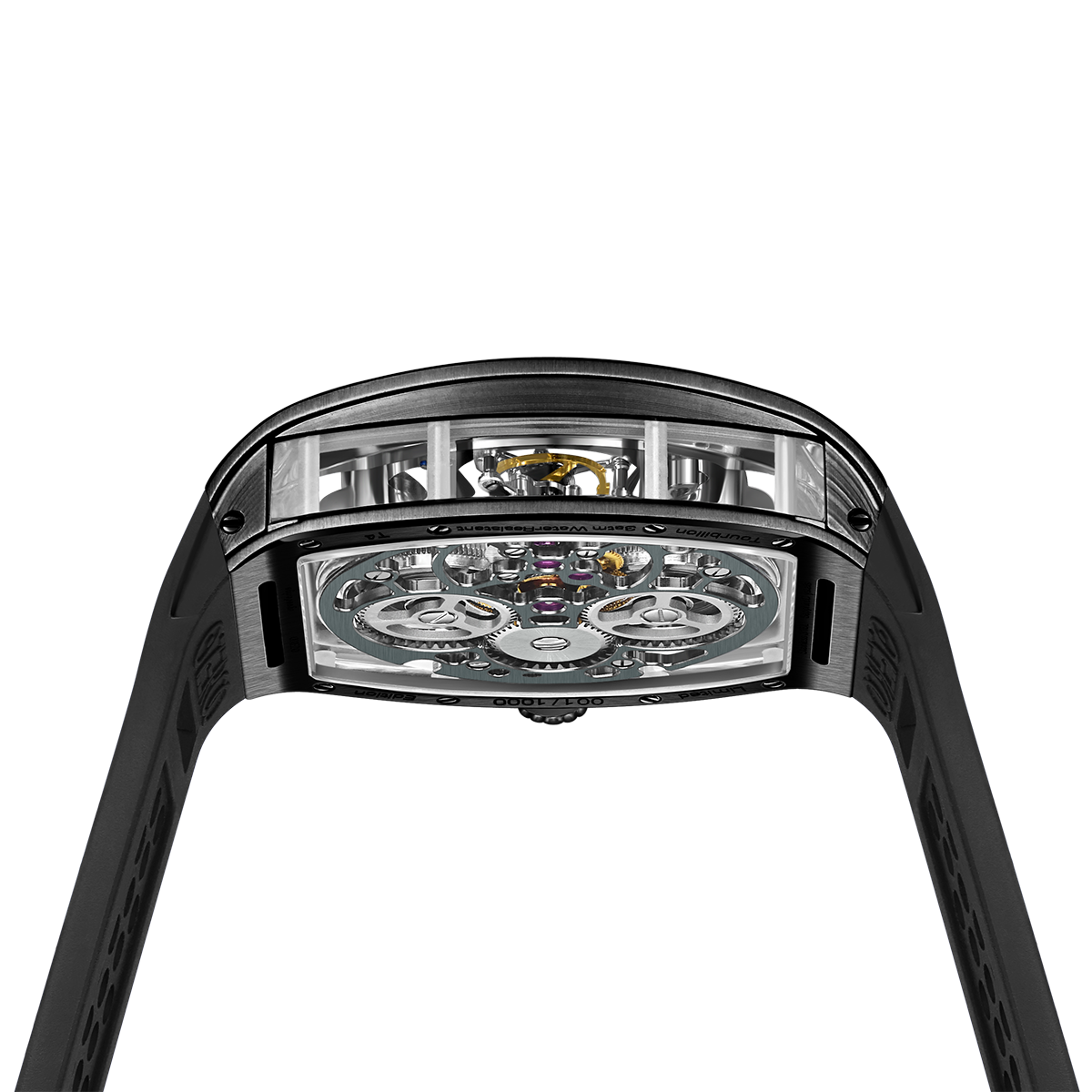 ZEROO T4 THE ARCHER FULL SKELETON TOURBILLONMANUAL TOURBILLON WATCH FOR GENTS - ZT004BBK