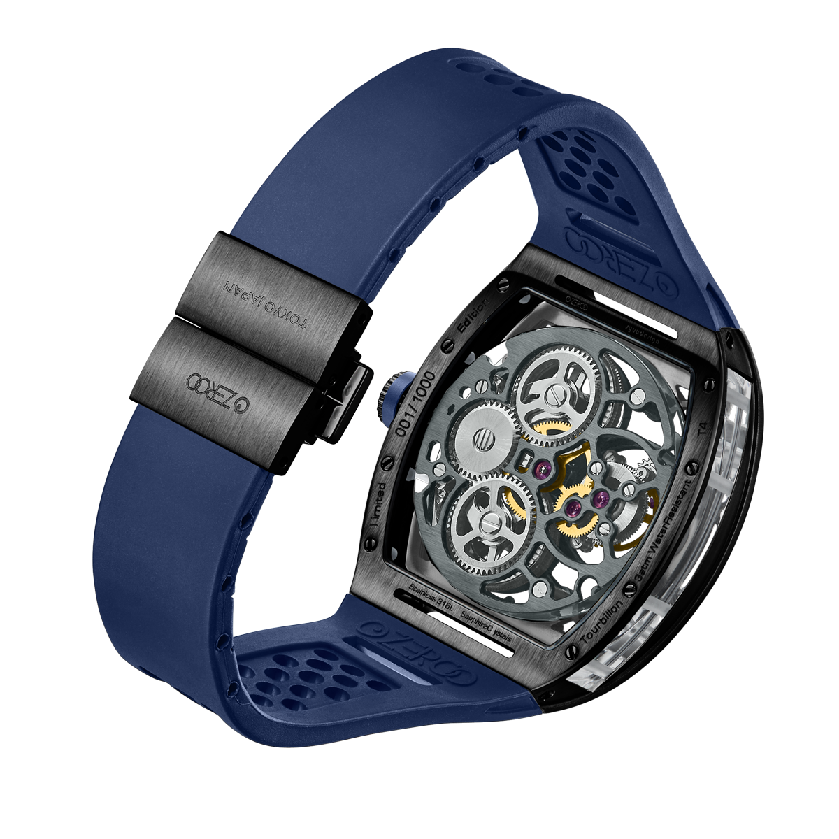 ZEROO T4 THE ARCHER
FULL SKELETON TOURBILLONMANUAL TOURBILLON WATCH FOR GENTS - ZT004BBL