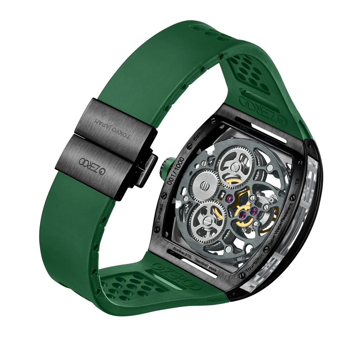 ZEROO T4 THE ARCHER
FULL SKELETON TOURBILLONMANUAL TOURBILLON WATCH FOR GENTS - ZT004BGR