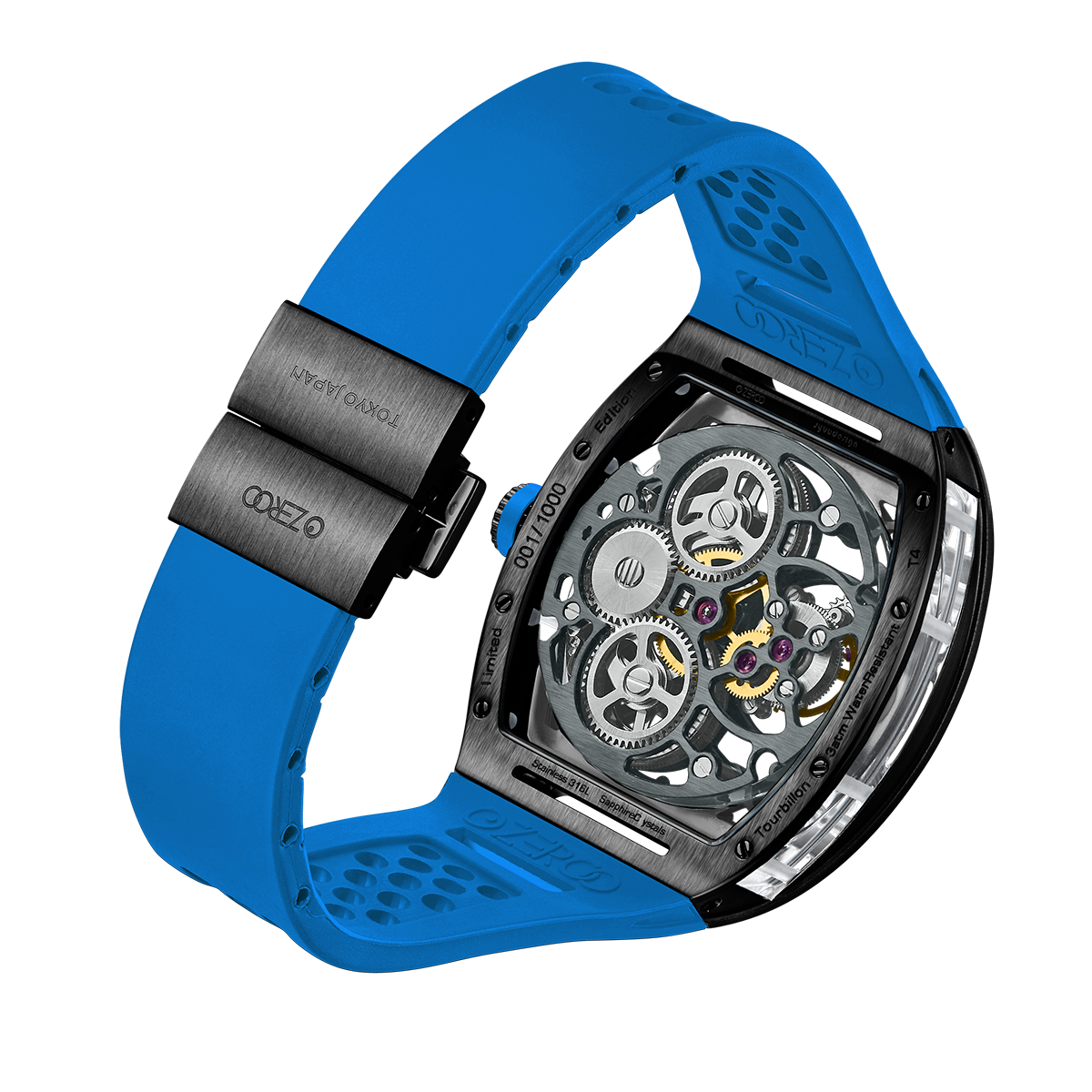 ZEROO T4 THE ARCHER
FULL SKELETON TOURBILLONMANUAL TOURBILLON WATCH FOR GENTS - ZT004BLB