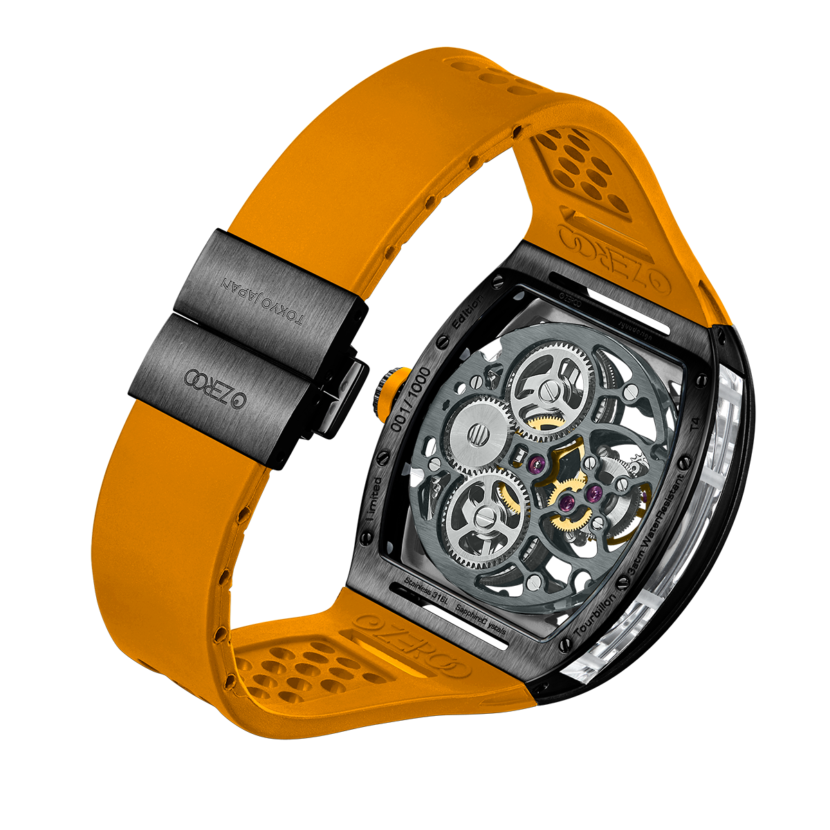 ZEROO T4 THE ARCHER
FULL SKELETON TOURBILLONMANUAL TOURBILLON WATCH FOR GENTS - ZT004BOR