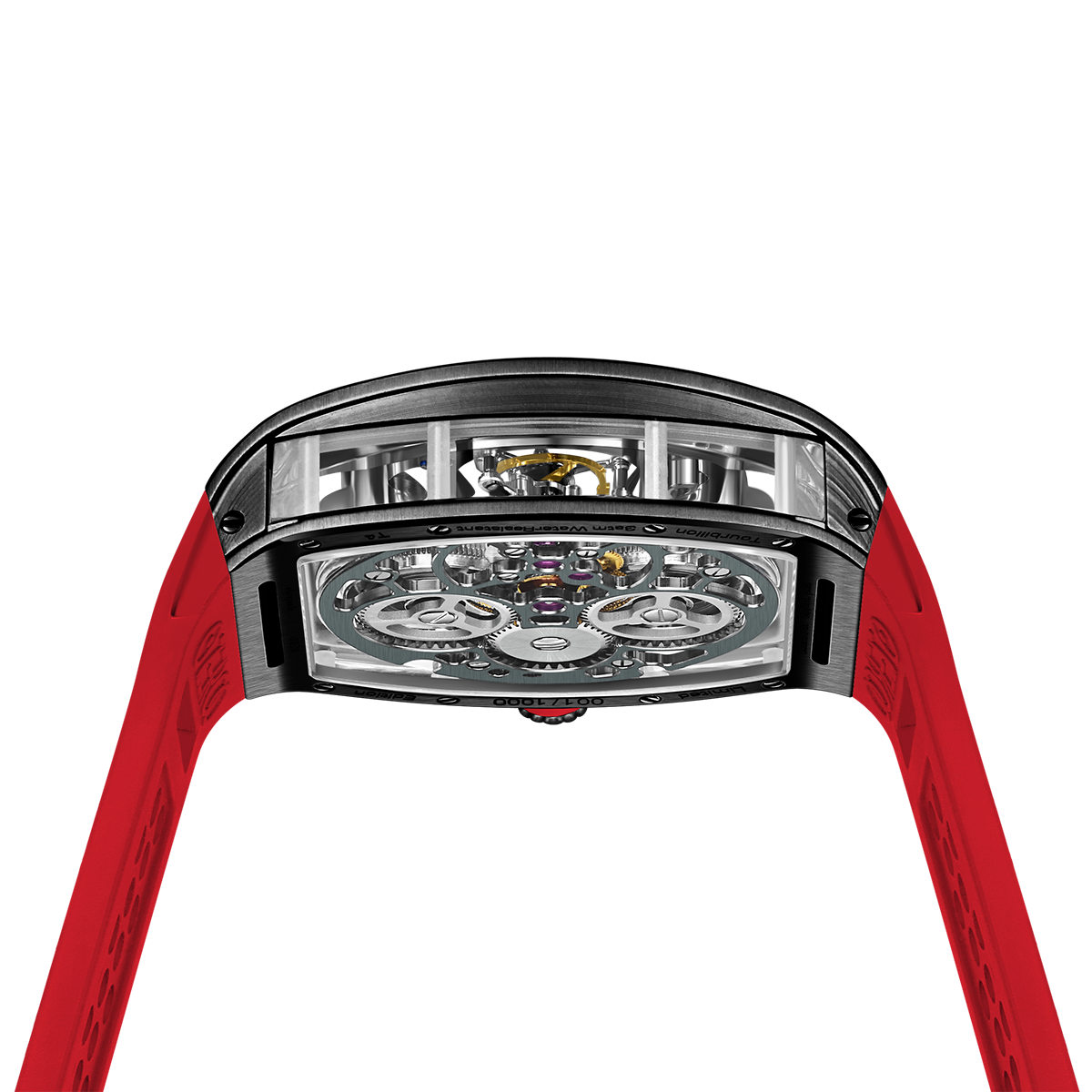 ZEROO T4 THE ARCHER FULL SKELETON TOURBILLONMANUAL TOURBILLON WATCH FOR GENTS - ZT004BRD