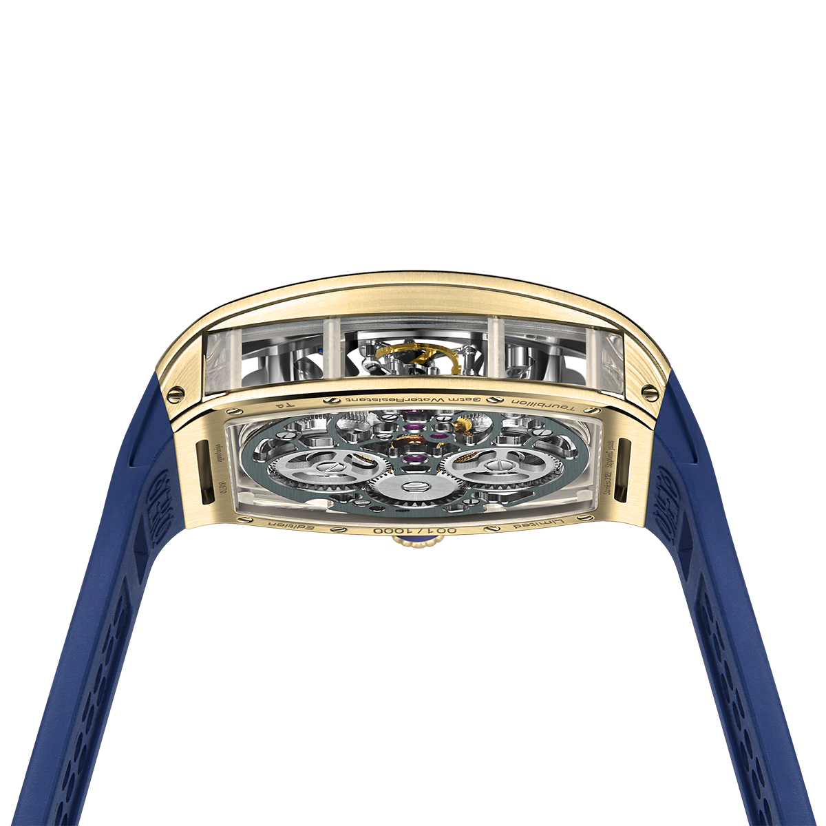 ZEROO T4 THE ARCHER FULL SKELETON TOURBILLONMANUAL TOURBILLON WATCH FOR GENTS - ZT004GBL