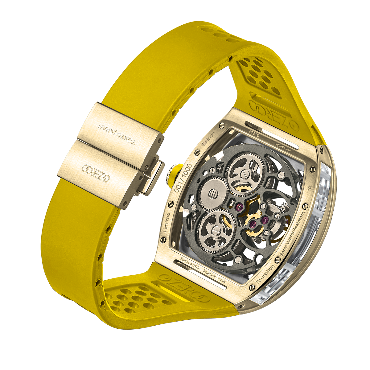 ZEROO T4 THE ARCHER
FULL SKELETON TOURBILLONMANUAL TOURBILLON WATCH FOR GENTS - ZT004GYW