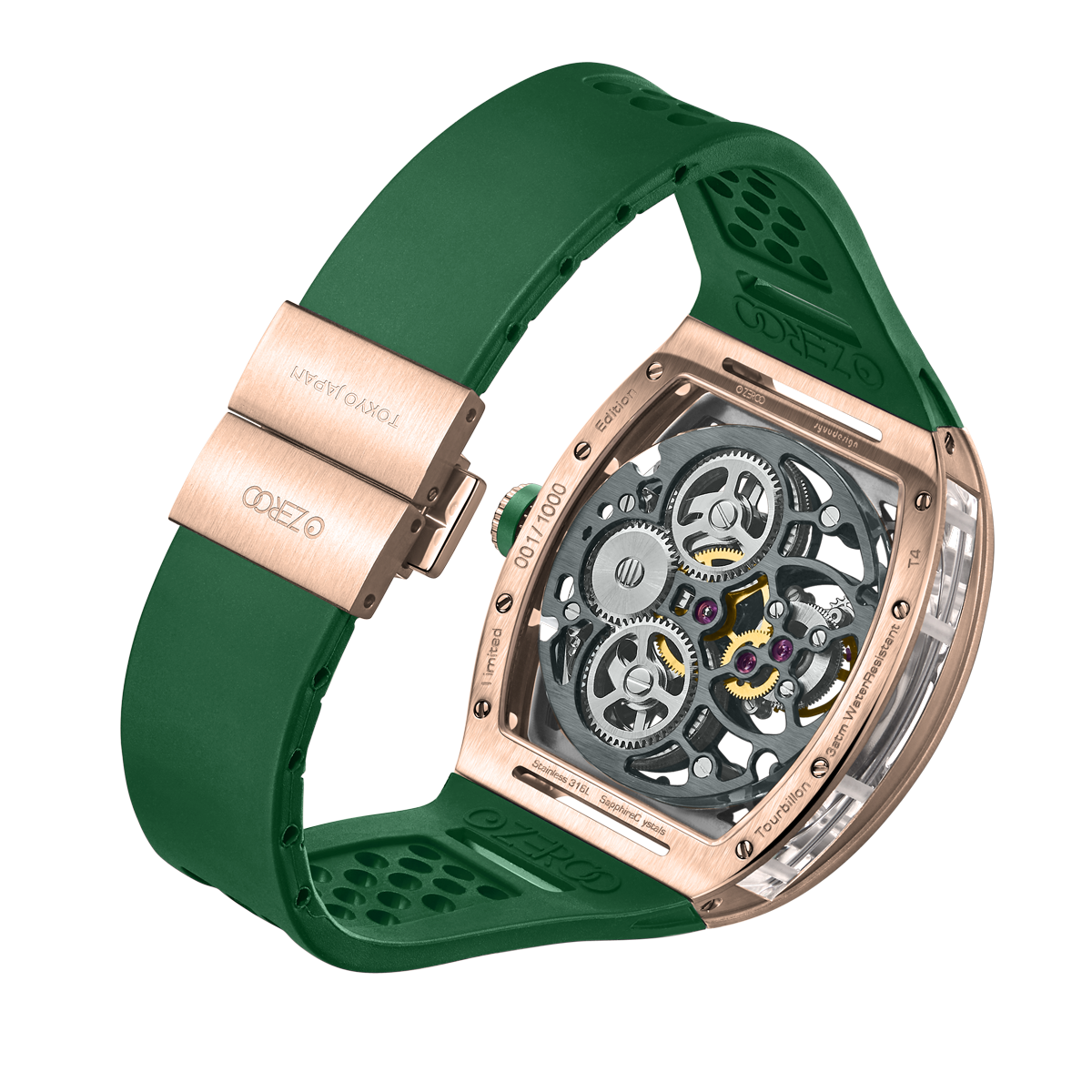 ZEROO T4 THE ARCHER
FULL SKELETON TOURBILLONMANUAL TOURBILLON WATCH FOR GENTS - ZT004RGR