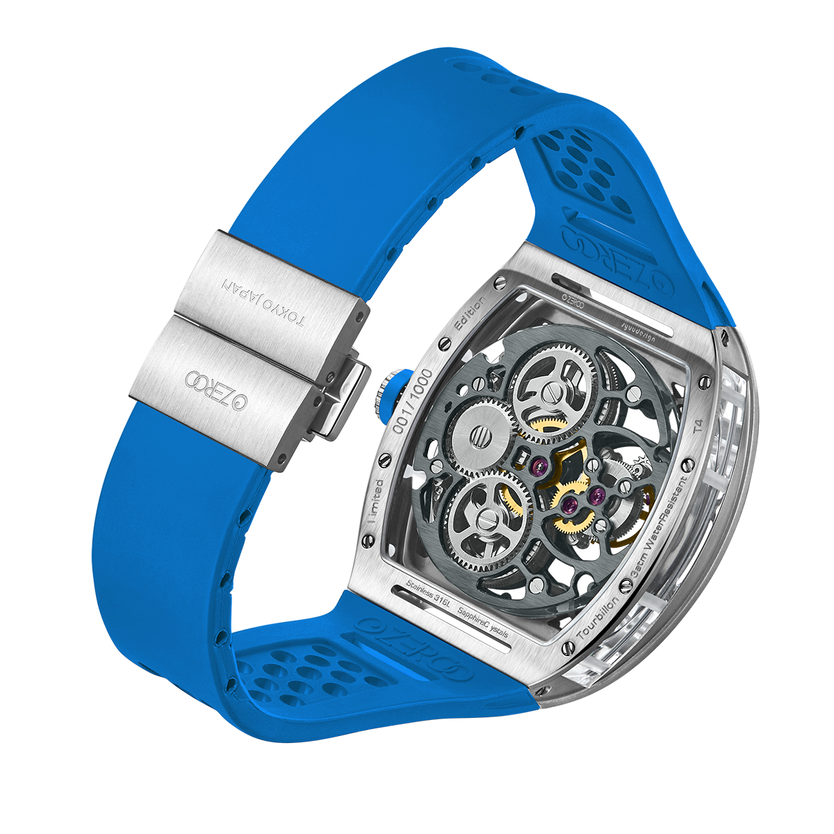 ZEROO T4 THE ARCHER
FULL SKELETON TOURBILLONMANUAL TOURBILLON WATCH FOR GENTS - ZT004SLB
