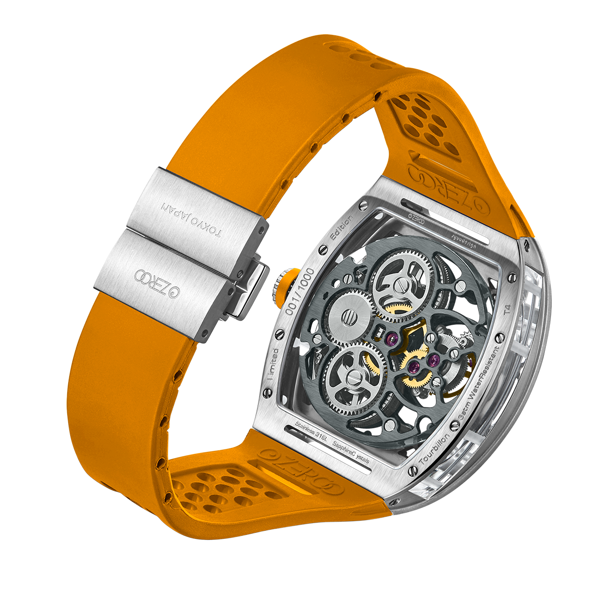 ZEROO T4 THE ARCHER
FULL SKELETON TOURBILLONMANUAL TOURBILLON WATCH FOR GENTS - ZT004SOR