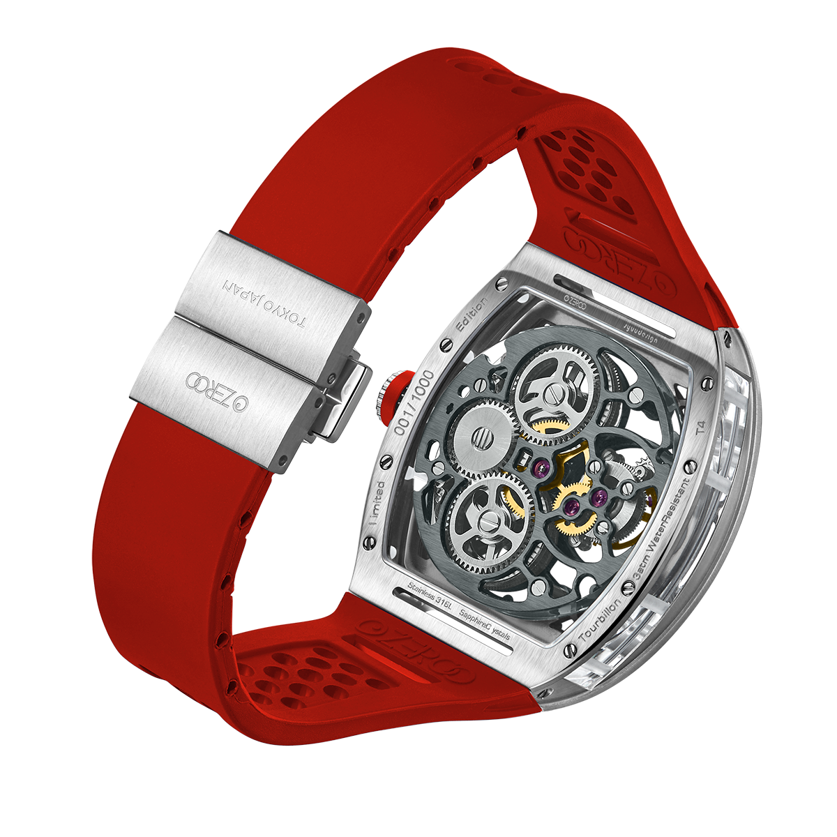 ZEROO T4 THE ARCHER
FULL SKELETON TOURBILLONMANUAL TOURBILLON WATCH FOR GENTS - ZT004SRD