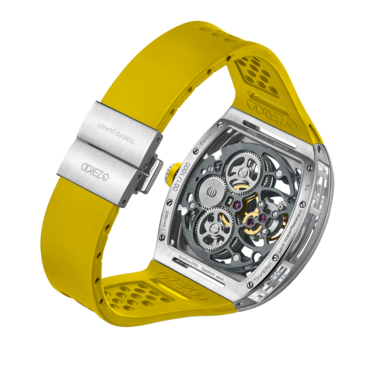 ZEROO T4 THE ARCHER
FULL SKELETON TOURBILLONMANUAL TOURBILLON WATCH FOR GENTS - ZT004SYW