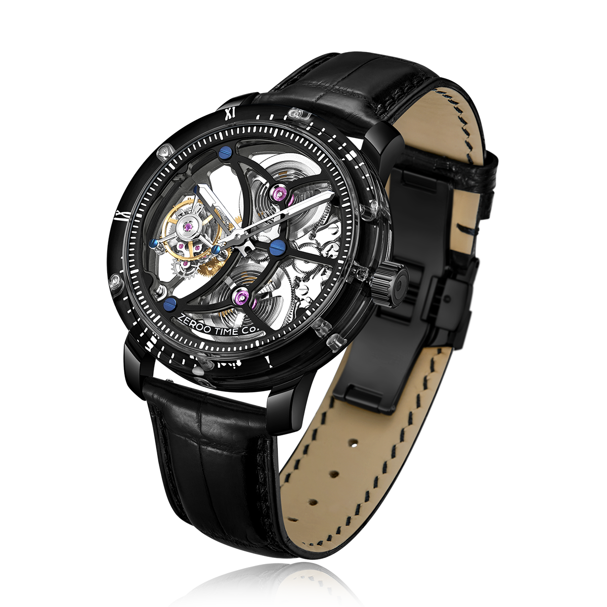 ZEROO T5 THE ARCHER
FULL SKELETON TOURBILLONMANUAL TOURBILLON WATCH FOR MEN - ZT005CBB