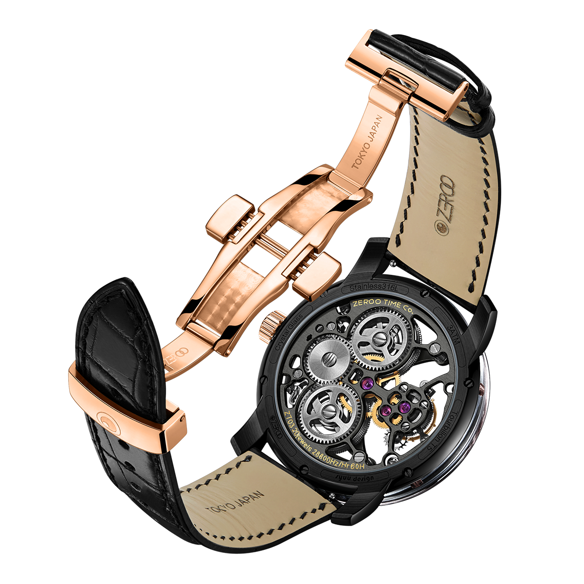 ZEROO T5 THE ARCHER
FULL SKELETON TOURBILLONMANUAL TOURBILLON WATCH FOR GENTS - ZT005CBR