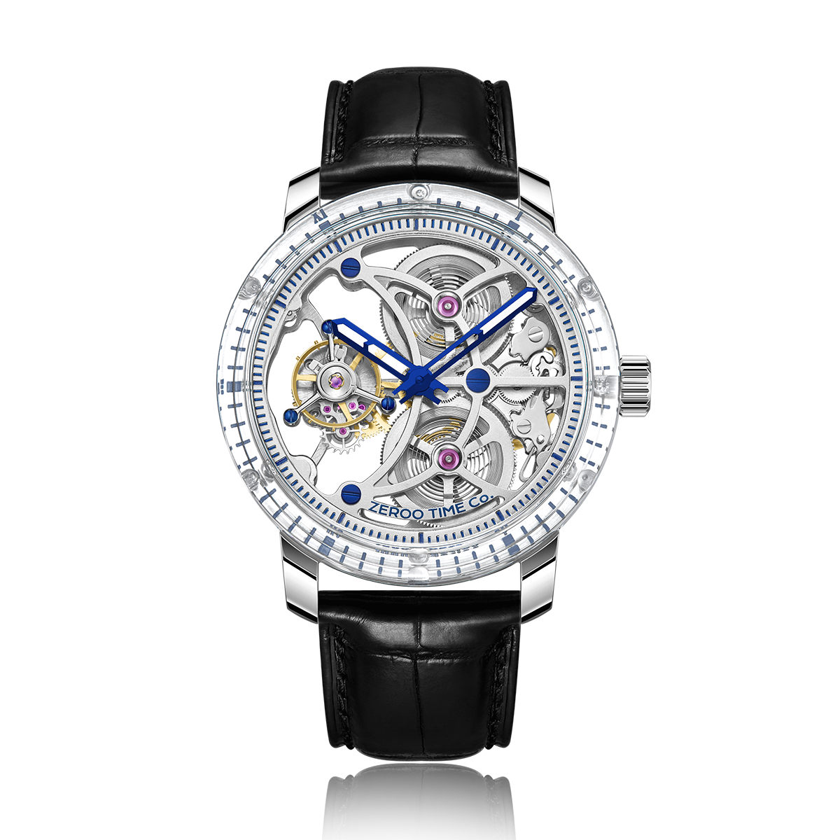 ZEROO T5 THE ARCHER
FULL SKELETON TOURBILLONMANUAL TOURBILLON WATCH FOR GENTS - ZT005CSW