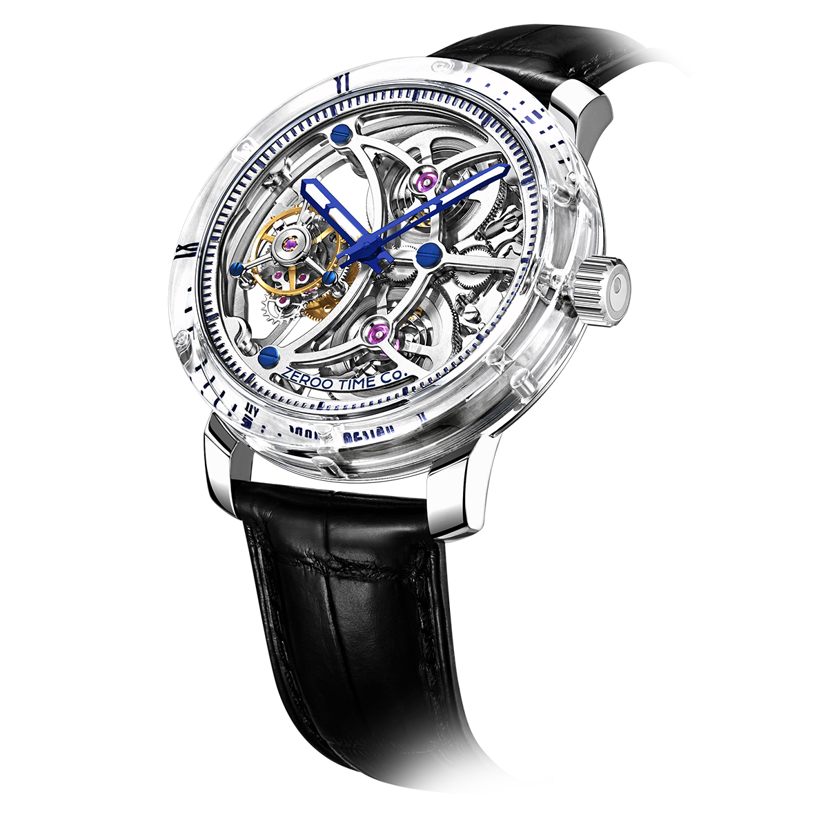 ZEROO T5 THE ARCHER
FULL SKELETON TOURBILLONMANUAL TOURBILLON WATCH FOR GENTS - ZT005CSW