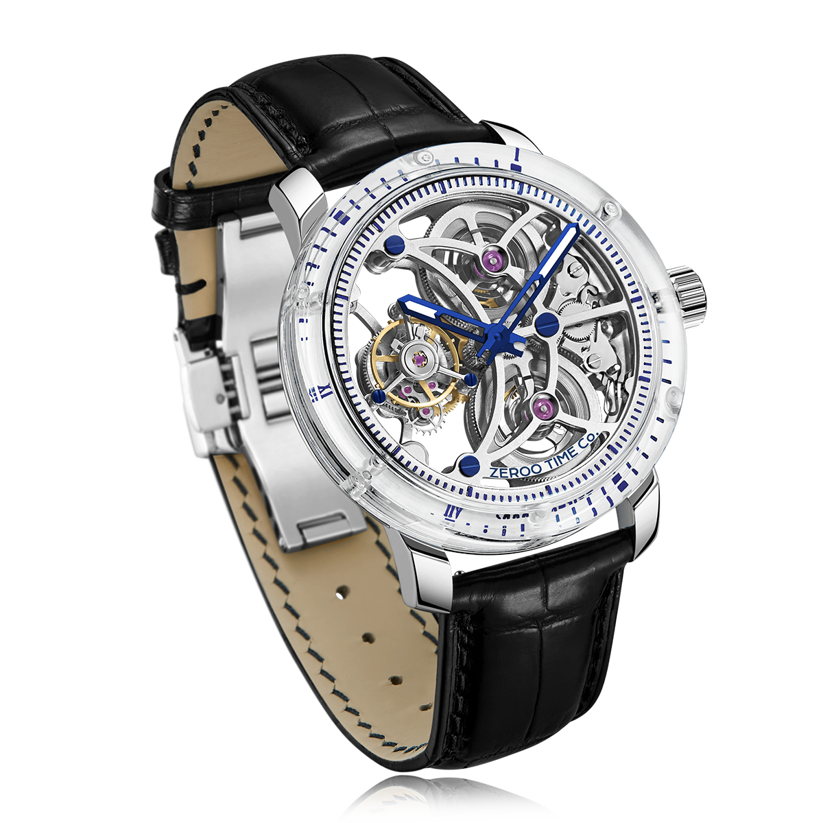 ZEROO T5 THE ARCHER
FULL SKELETON TOURBILLONMANUAL TOURBILLON WATCH FOR GENTS - ZT005CSW